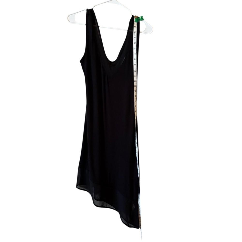 Calvin Klein Assymetrical black swim cover-up NWT size S/M - Picture 4 of 14